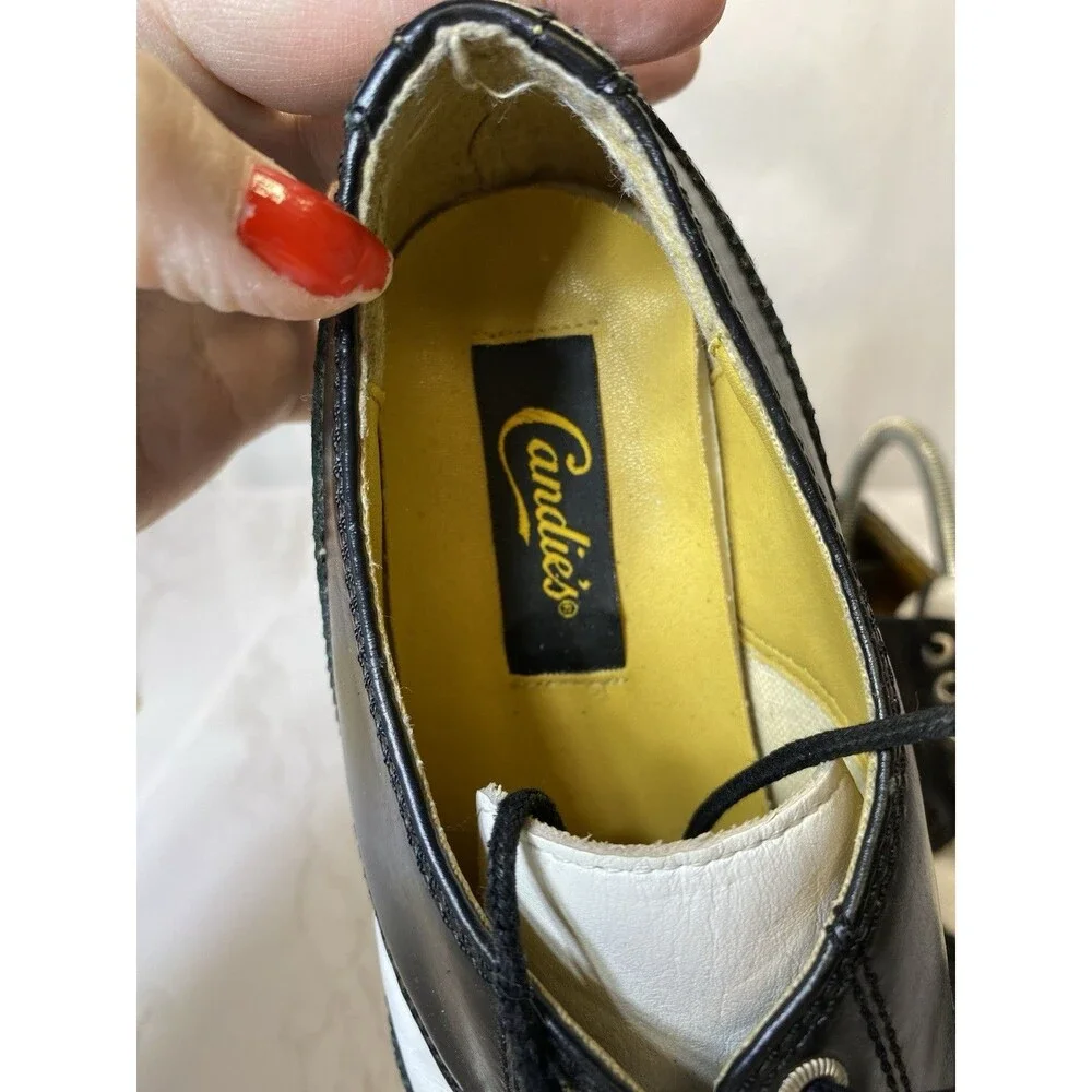 Vintage 90s Y2K Candies Platform Oxford Wingtip Schoolgirl Women 8 Chunky Rare